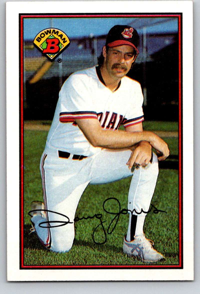 1989 Bowman #78 Doug Jones Indians MLB Baseball Image 1