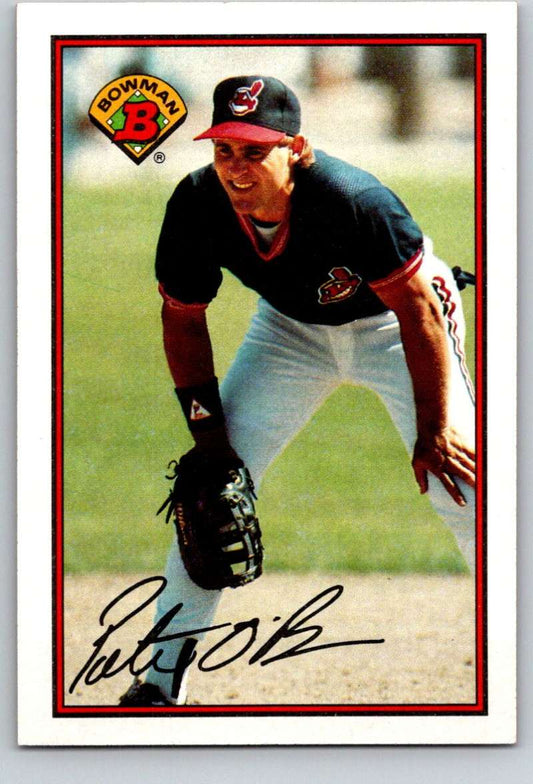 1989 Bowman #84 Pete O'Brien Indians MLB Baseball Image 1