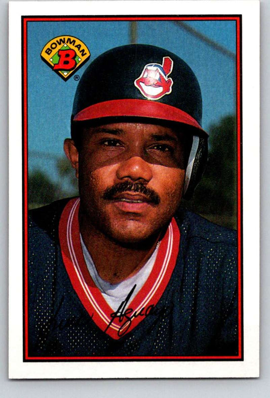 1989 Bowman #88 Luis Aguayo Indians MLB Baseball Image 1
