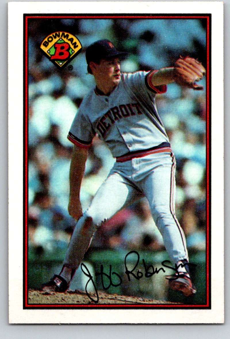 1989 Bowman #97 Jeff Robinson Tigers MLB Baseball Image 1