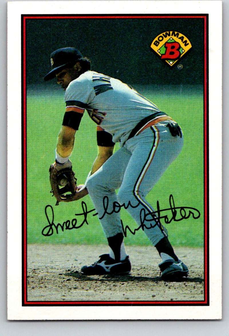 1989 Bowman #103 Lou Whitaker Tigers MLB Baseball