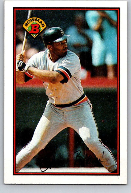1989 Bowman #106 Chris Brown Tigers MLB Baseball Image 1