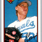 1989 Bowman #110 Mel Stottlemyre Jr. Royals MLB Baseball Image 1