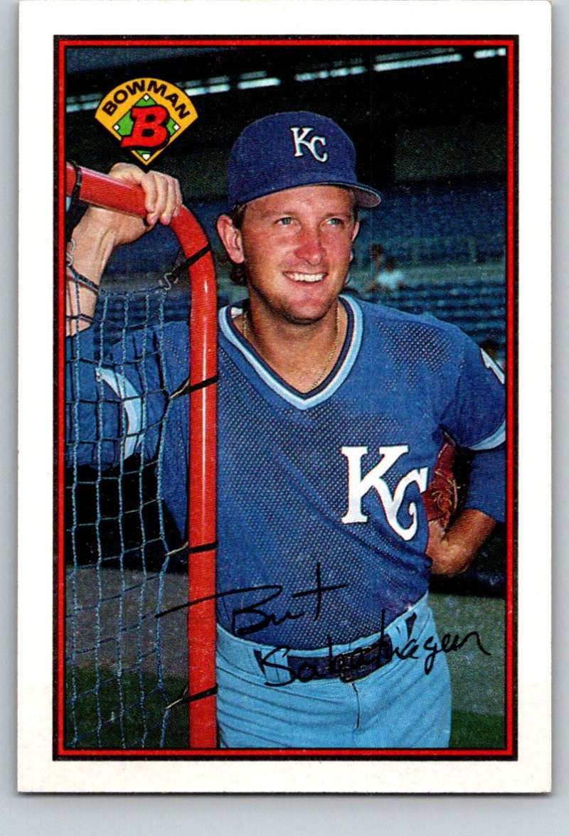 1989 Bowman #111 Bret Saberhagen Royals MLB Baseball Image 1