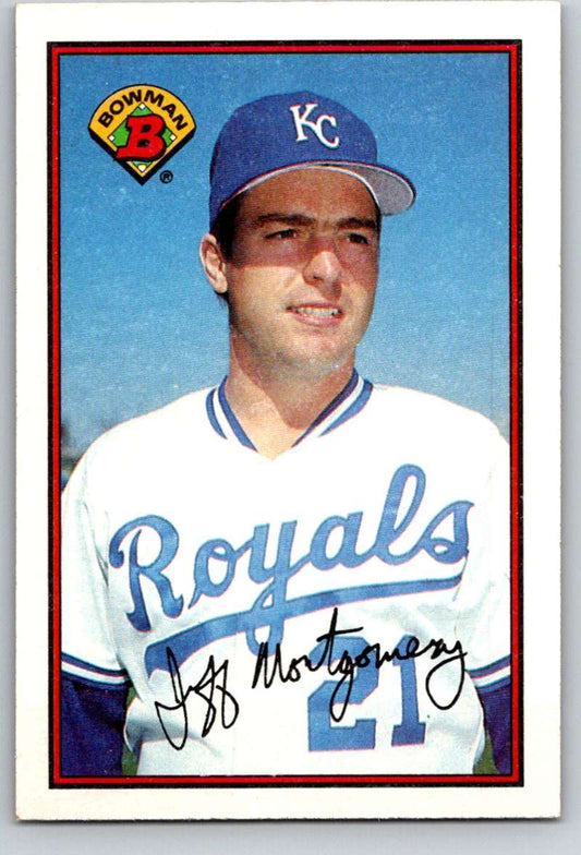 1989 Bowman #113 Jeff Montgomery Royals MLB Baseball