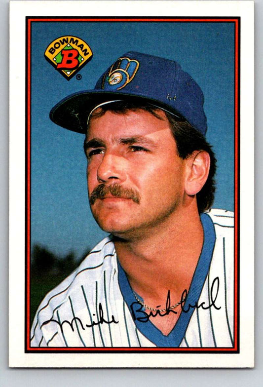 1989 Bowman #132 Mike Birkbeck Brewers MLB Baseball