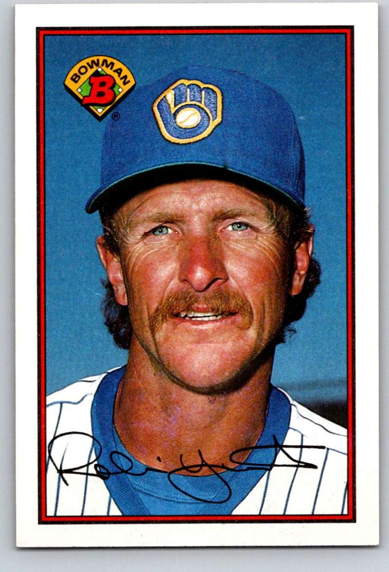 1989 Bowman #144 Robin Yount Brewers MLB Baseball Image 1