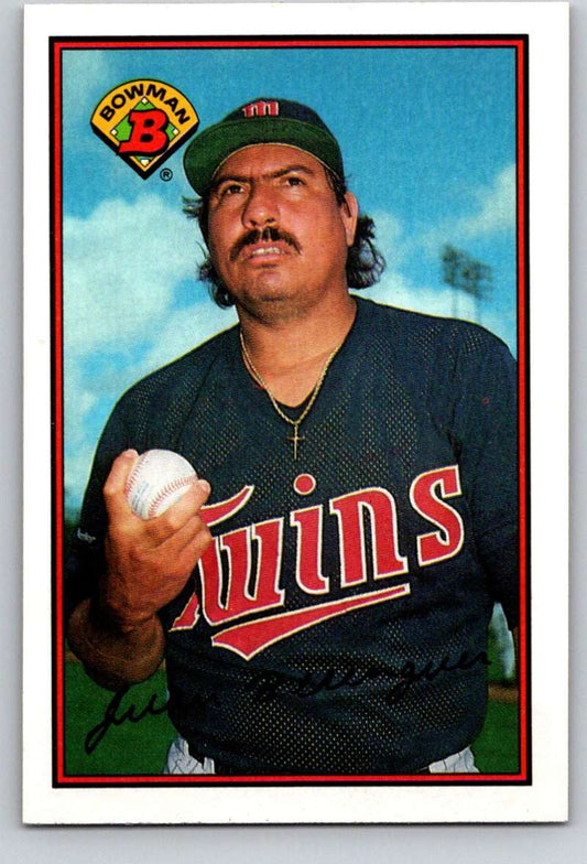 1989 Bowman #152 Juan Berenguer Twins MLB Baseball Image 1