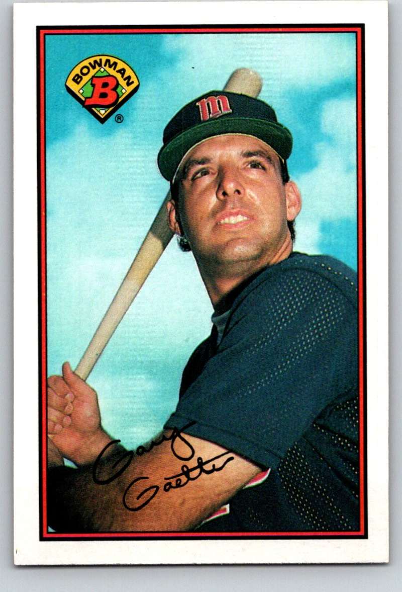 1989 Bowman #158 Gary Gaetti Twins MLB Baseball