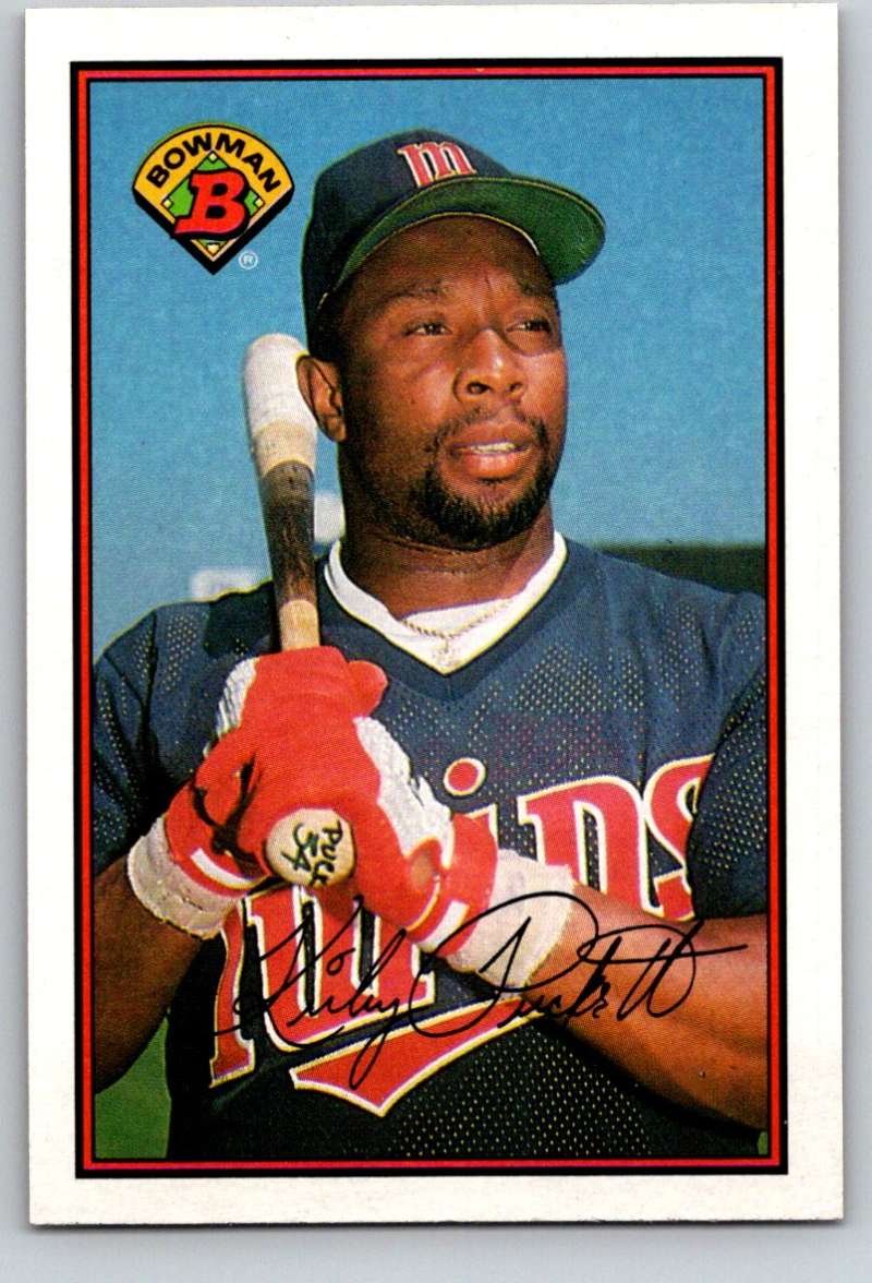 1989 Bowman #162 Kirby Puckett Twins MLB Baseball Image 1