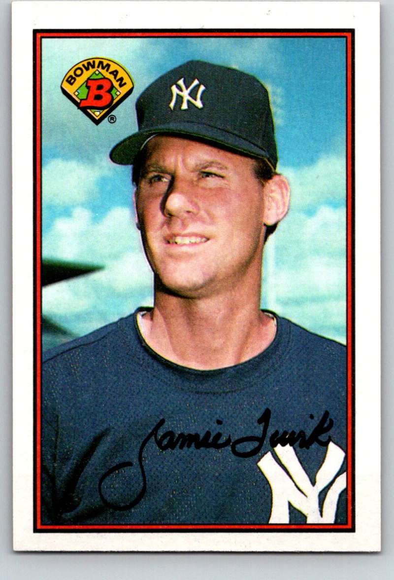 1989 Bowman #173 Jamie Quirk Yankees MLB Baseball Image 1