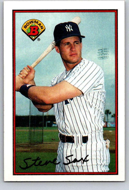 1989 Bowman #178 Steve Sax Yankees MLB Baseball Image 1