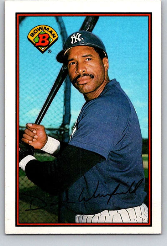 1989 Bowman #179 Dave Winfield Yankees MLB Baseball Image 1