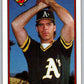 1989 Bowman #192 Storm Davis Athletics MLB Baseball Image 1