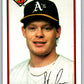 1989 Bowman #195 Stan Royer RC Rookie Athletics MLB Baseball Image 1