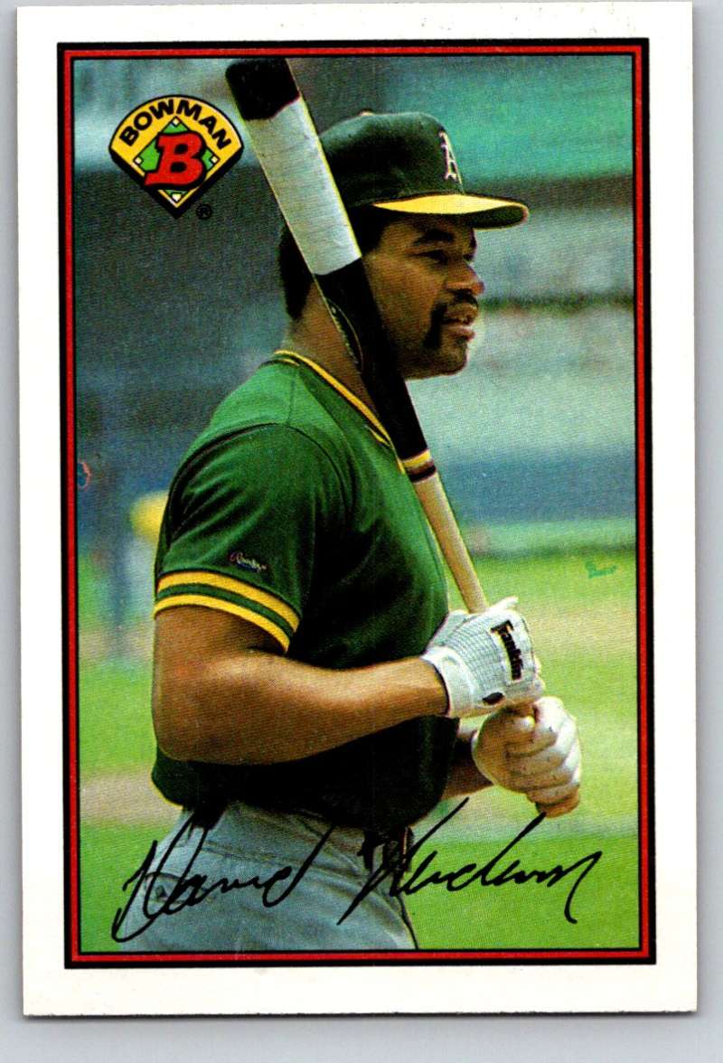 1989 Bowman #200 Dave Henderson Athletics MLB Baseball