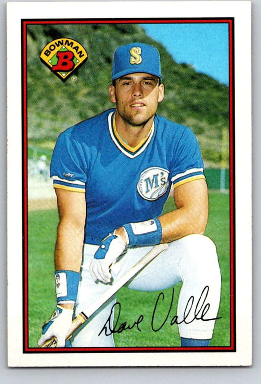 1989 Bowman #208 Dave Valle Mariners MLB Baseball