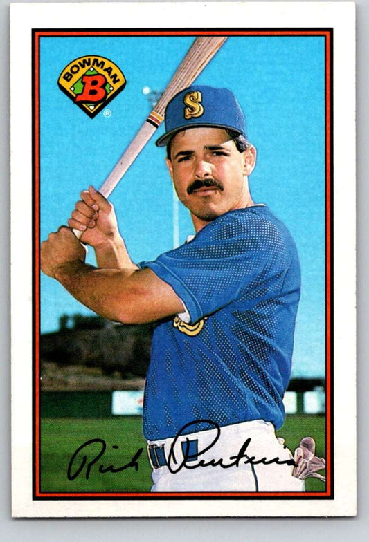 1989 Bowman #212 Rich Renteria Mariners MLB Baseball Image 1