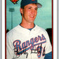 1989 Bowman #222 Bobby Witt Rangers MLB Baseball Image 1