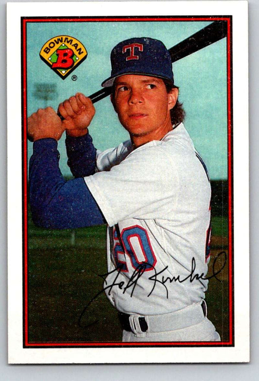 1989 Bowman #231 Jeff Kunkel Rangers MLB Baseball Image 1