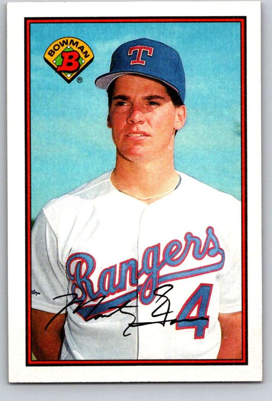 1989 Bowman #233 Monty Fariss RC Rookie Rangers MLB Baseball