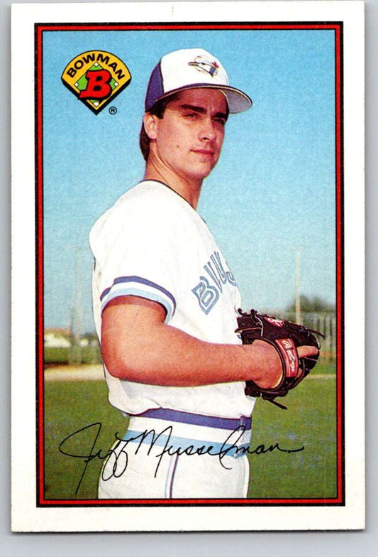 1989 Bowman #240 Jeff Musselman Blue Jays MLB Baseball Image 1