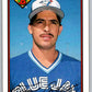 1989 Bowman #244 Tony Castillo RC Rookie Blue Jays MLB Baseball Image 1