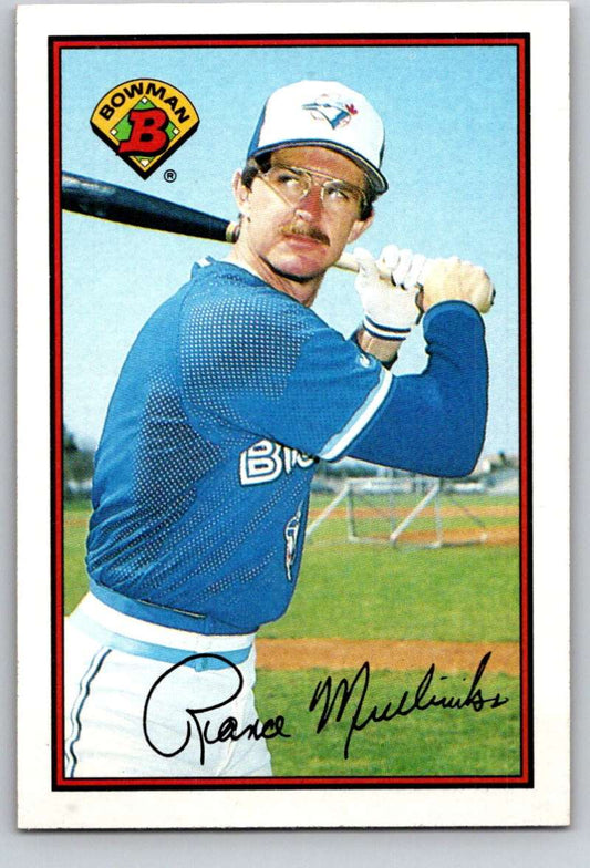 1989 Bowman #250 Rance Mulliniks Blue Jays MLB Baseball