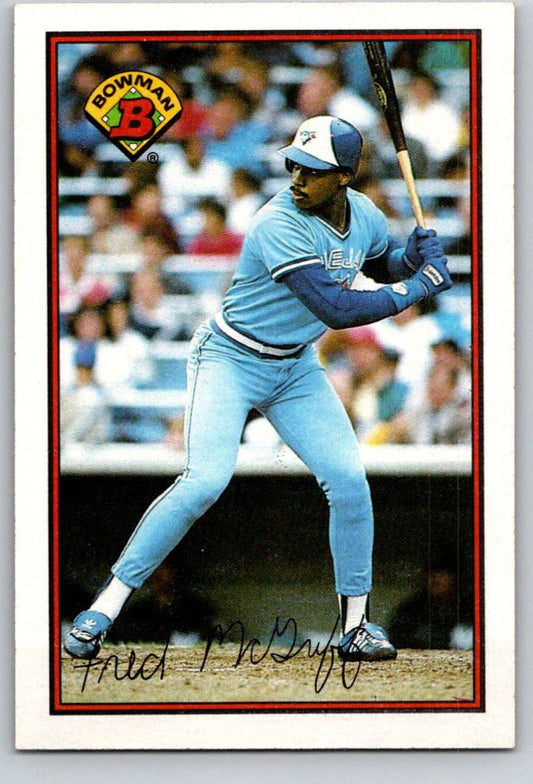 1989 Bowman #253 Fred McGriff Blue Jays MLB Baseball Image 1