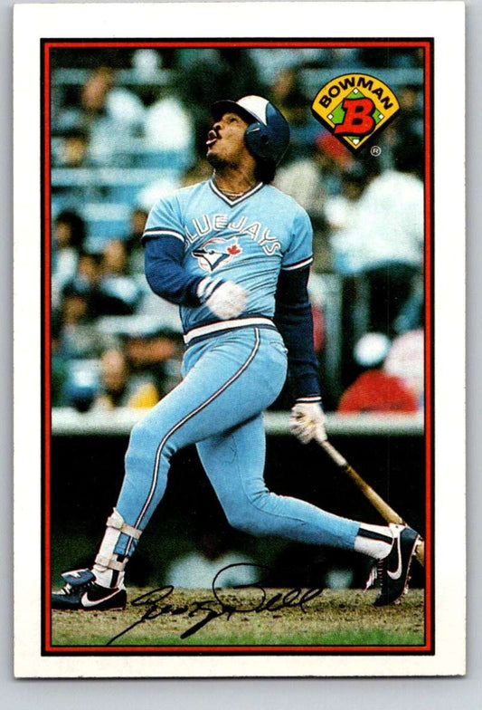 1989 Bowman #256 George Bell Blue Jays MLB Baseball Image 1