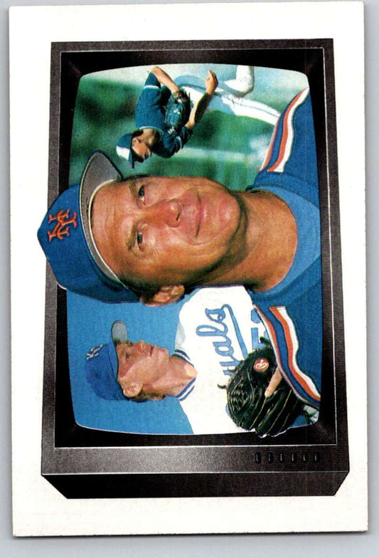 1989 Bowman #261 Mel Stottlemyre/Mel Stottlemyre Jr./Todd Stottlemyre Mets MLB Baseball Image 1