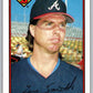 1989 Bowman #262 Zane Smith Braves MLB Baseball Image 1