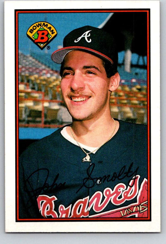 1989 Bowman #266 John Smoltz RC Rookie Braves MLB Baseball