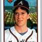 1989 Bowman #267 Tom Glavine Braves MLB Baseball Image 1