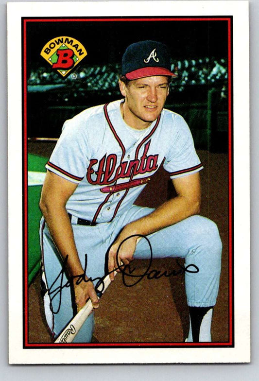 1989 Bowman #270 Jody Davis Braves MLB Baseball Image 1