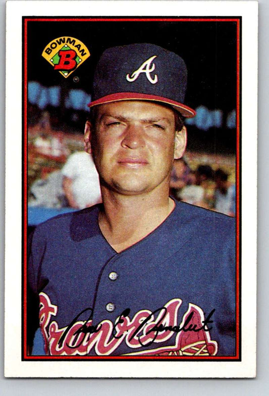 1989 Bowman #271 Bruce Benedict Braves MLB Baseball Image 1
