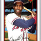 1989 Bowman #273 Gerald Perry Braves MLB Baseball Image 1