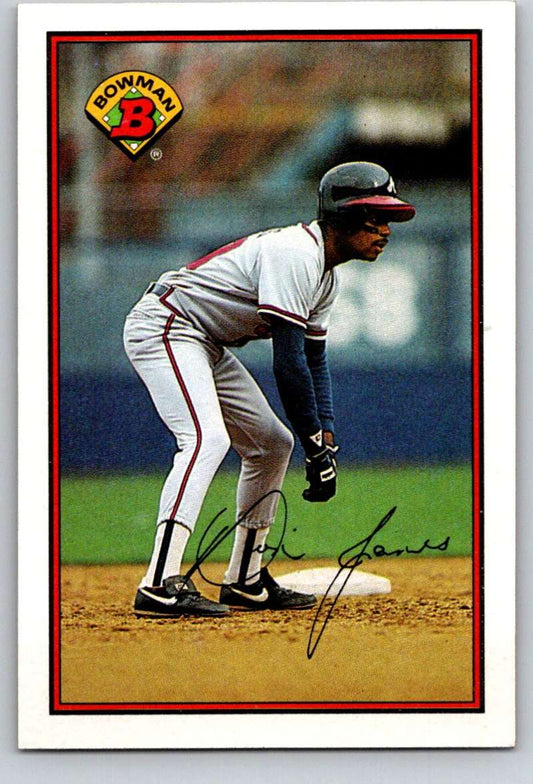1989 Bowman #277 Dion James Braves MLB Baseball Image 1