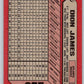 1989 Bowman #277 Dion James Braves MLB Baseball Image 2