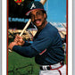 1989 Bowman #278 Lonnie Smith Braves MLB Baseball Image 1