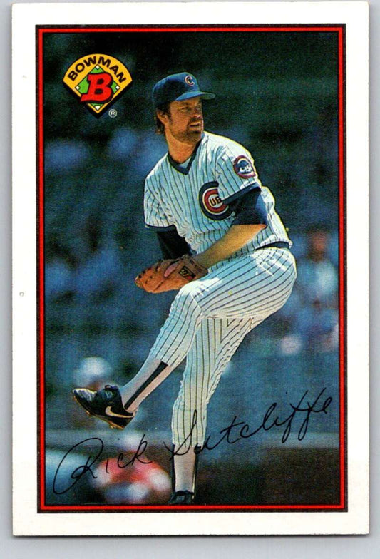 1989 Bowman #281 Rick Sutcliffe Cubs MLB Baseball Image 1