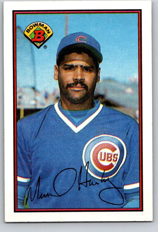1989 Bowman #286 Mike Harkey RC Rookie Cubs MLB Baseball Image 1