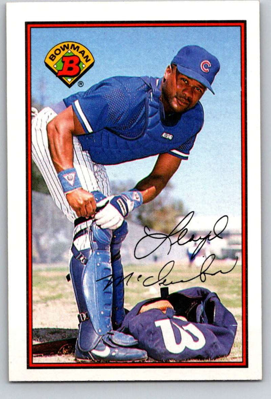 1989 Bowman #287 Lloyd McClendon Cubs MLB Baseball Image 1