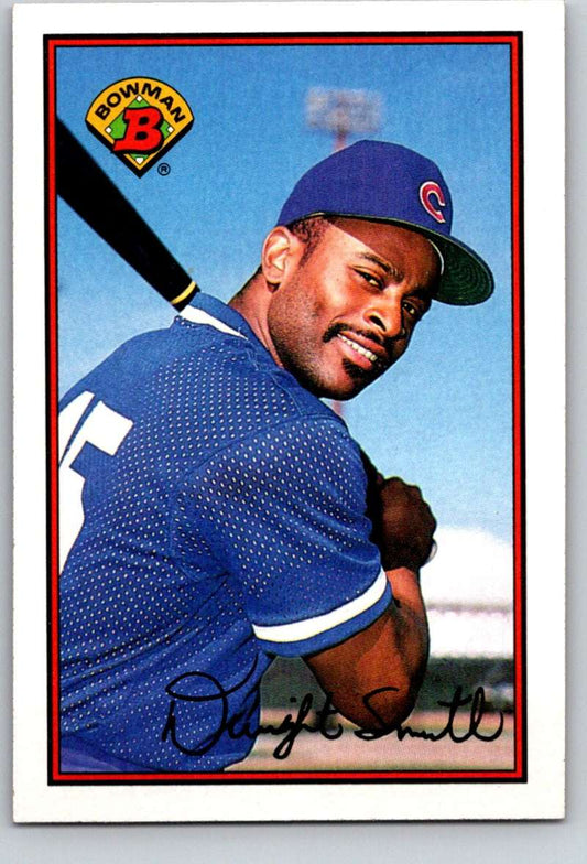 1989 Bowman #297 Dwight Smith RC Rookie Cubs MLB Baseball