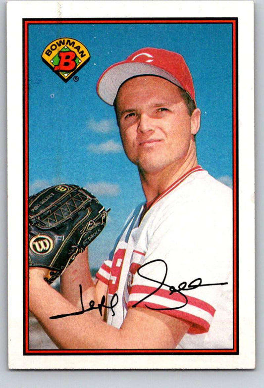1989 Bowman #299 Jeff Sellers Reds MLB Baseball Image 1