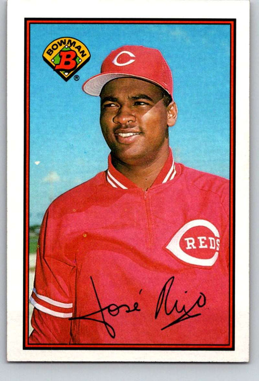 1989 Bowman #300 Jose Rijo Reds MLB Baseball Image 1