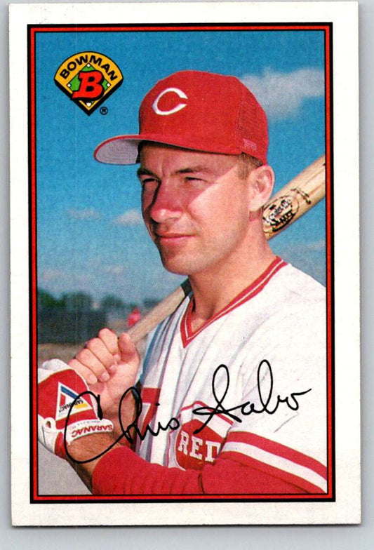 1989 Bowman #309 Chris Sabo RC Rookie Reds MLB Baseball Image 1