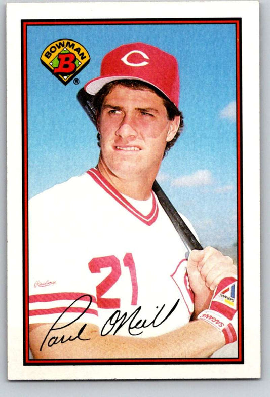 1989 Bowman #313 Paul O'Neill Reds MLB Baseball Image 1