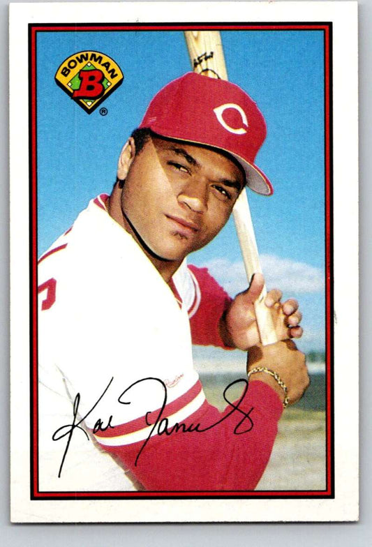 1989 Bowman #314 Kal Daniels Reds MLB Baseball Image 1