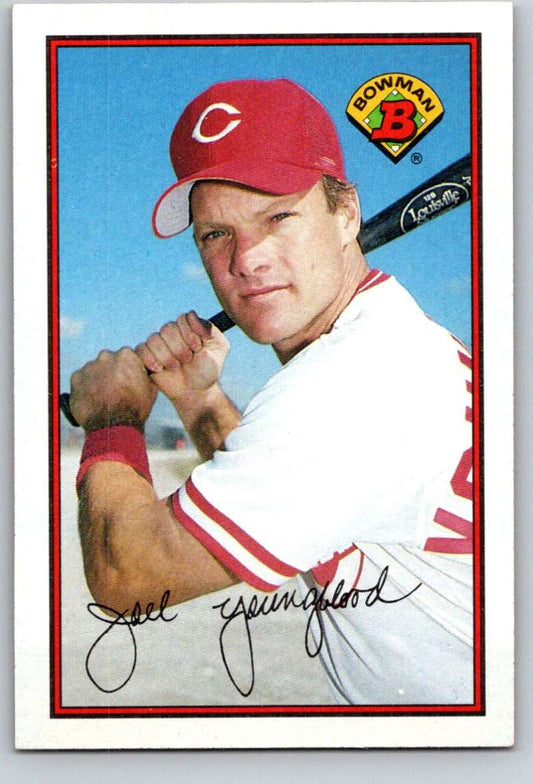 1989 Bowman #315 Joel Youngblood Reds MLB Baseball Image 1